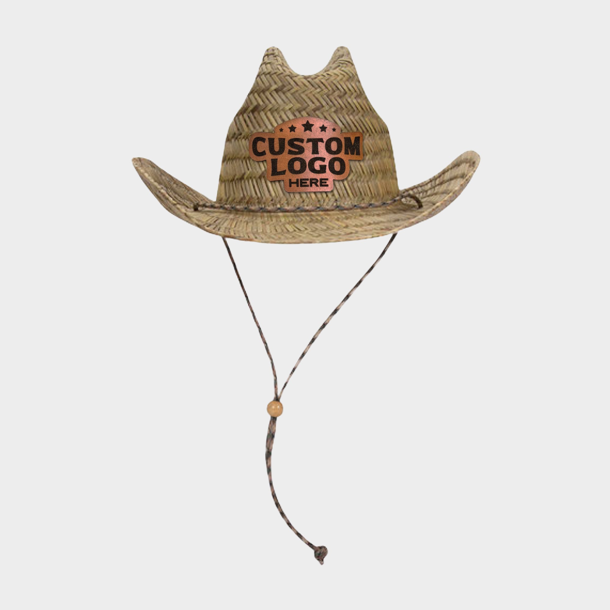 Custom straw cowboy hat w Peacock,feathers leather ,vintage cloth, card sheriff Stetson Straw Cowboy Hat: Customer main image 4