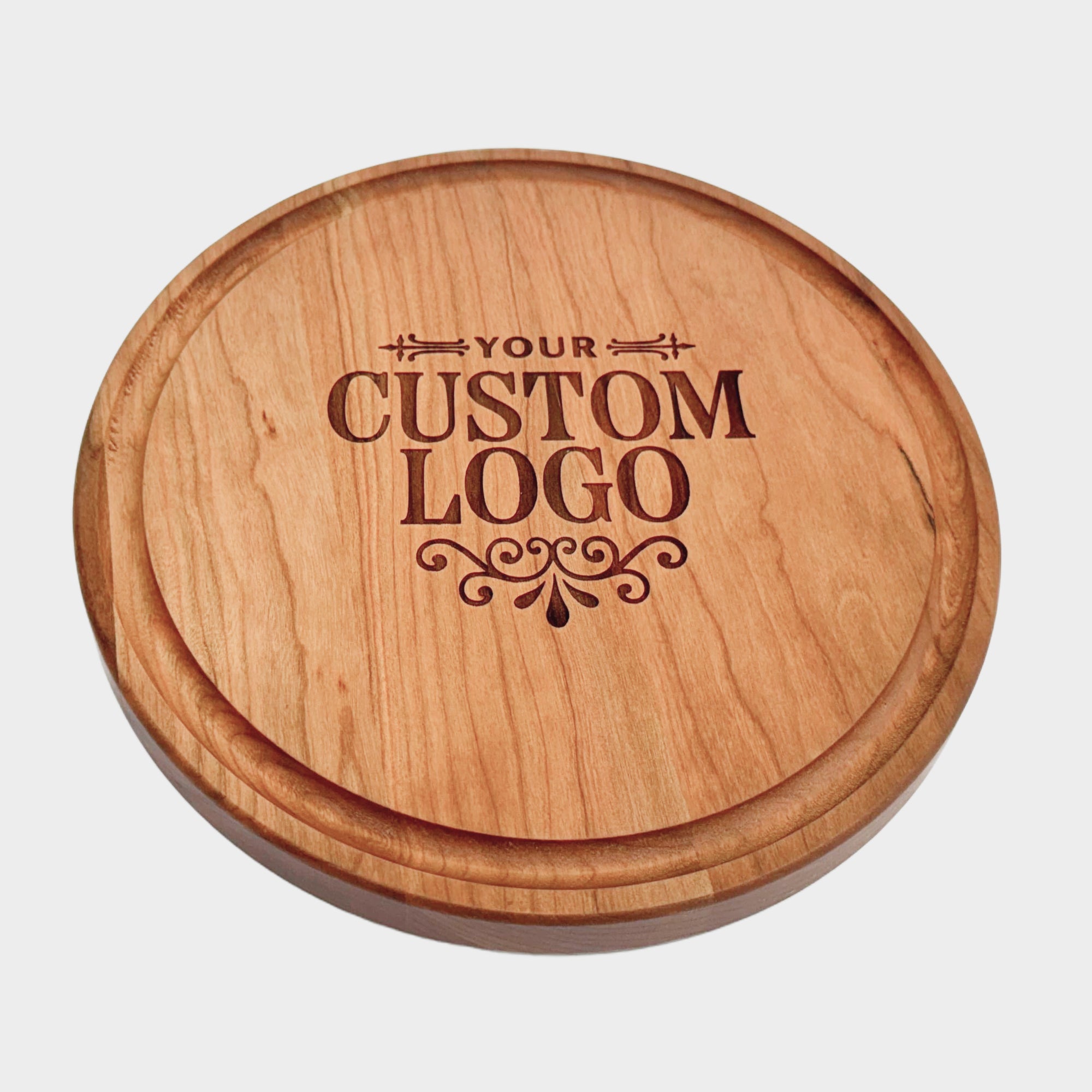 Personalized Round Wooden Cutting / Serving Board