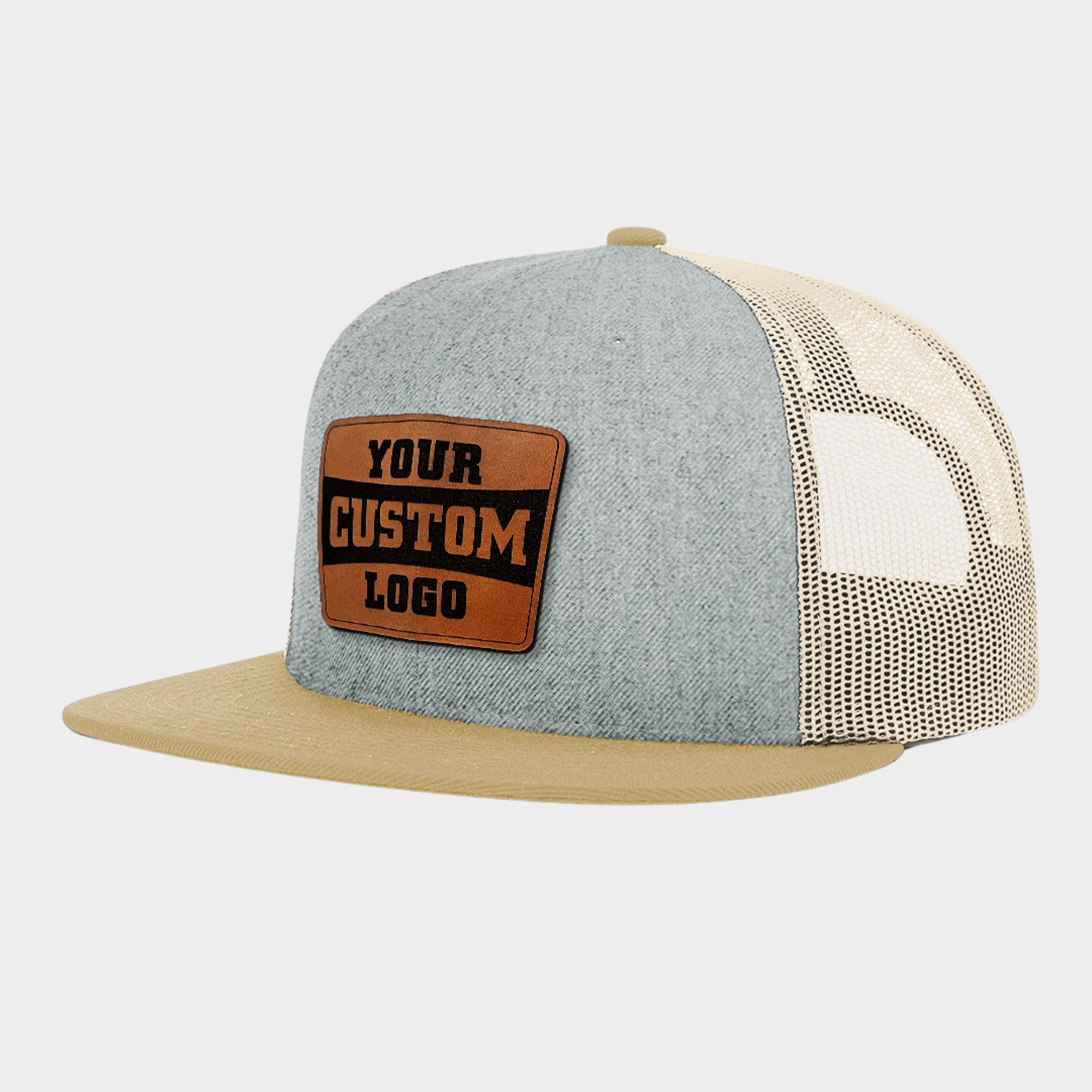 Custom Wool Blend Flatbill Trucker Hat - Richardson 511
