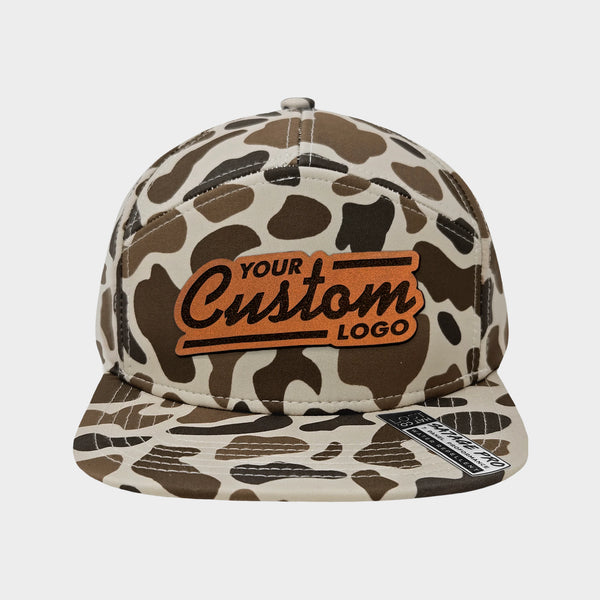 Custom Leather Patch Perforated Old's Cool Slough Hat SA7AGE Pro – Lost Hat Co.
