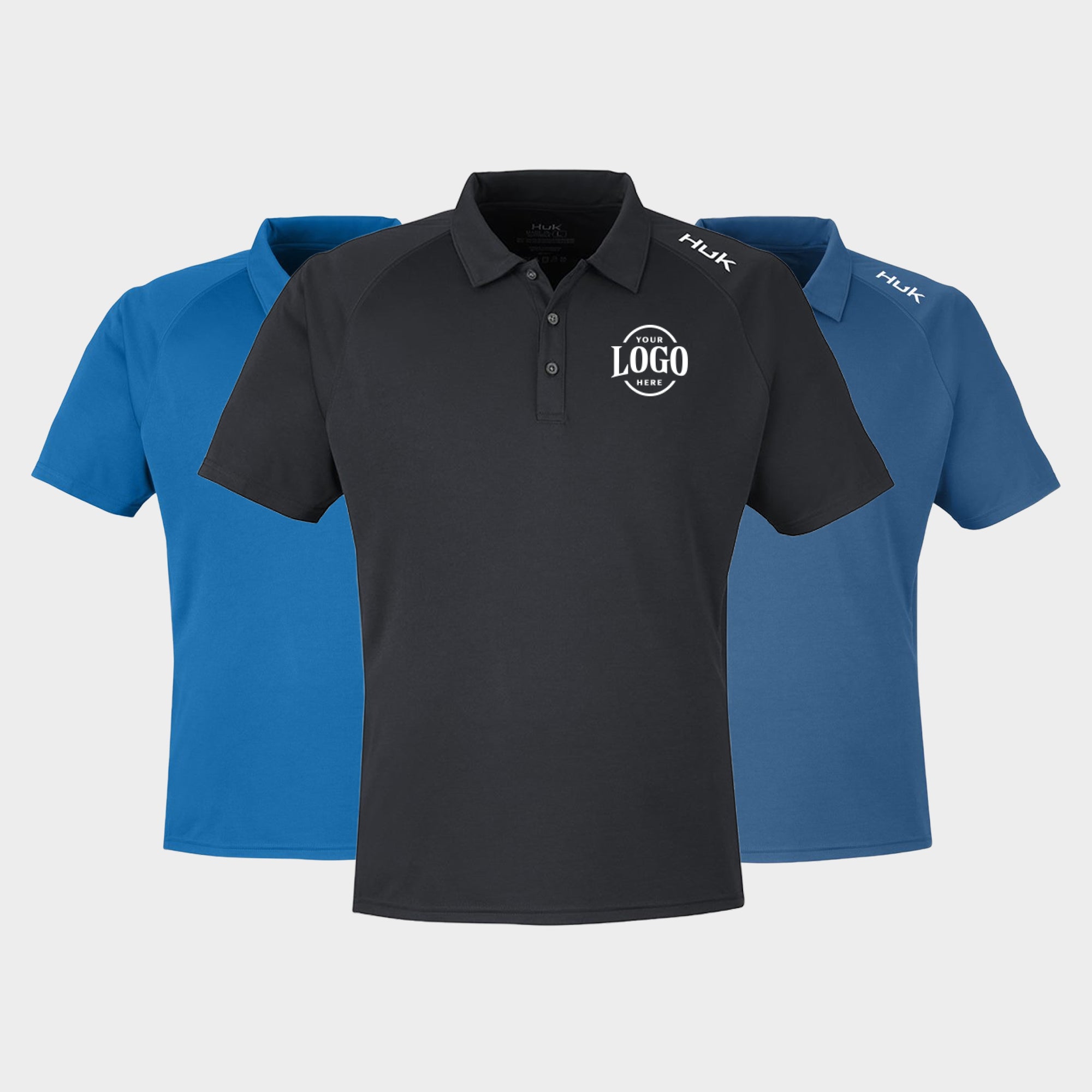 新品　BRIEFING SLEEVE LOGO POLO RELAXED FIT Puma Golf Icon Heather Polo - Men's