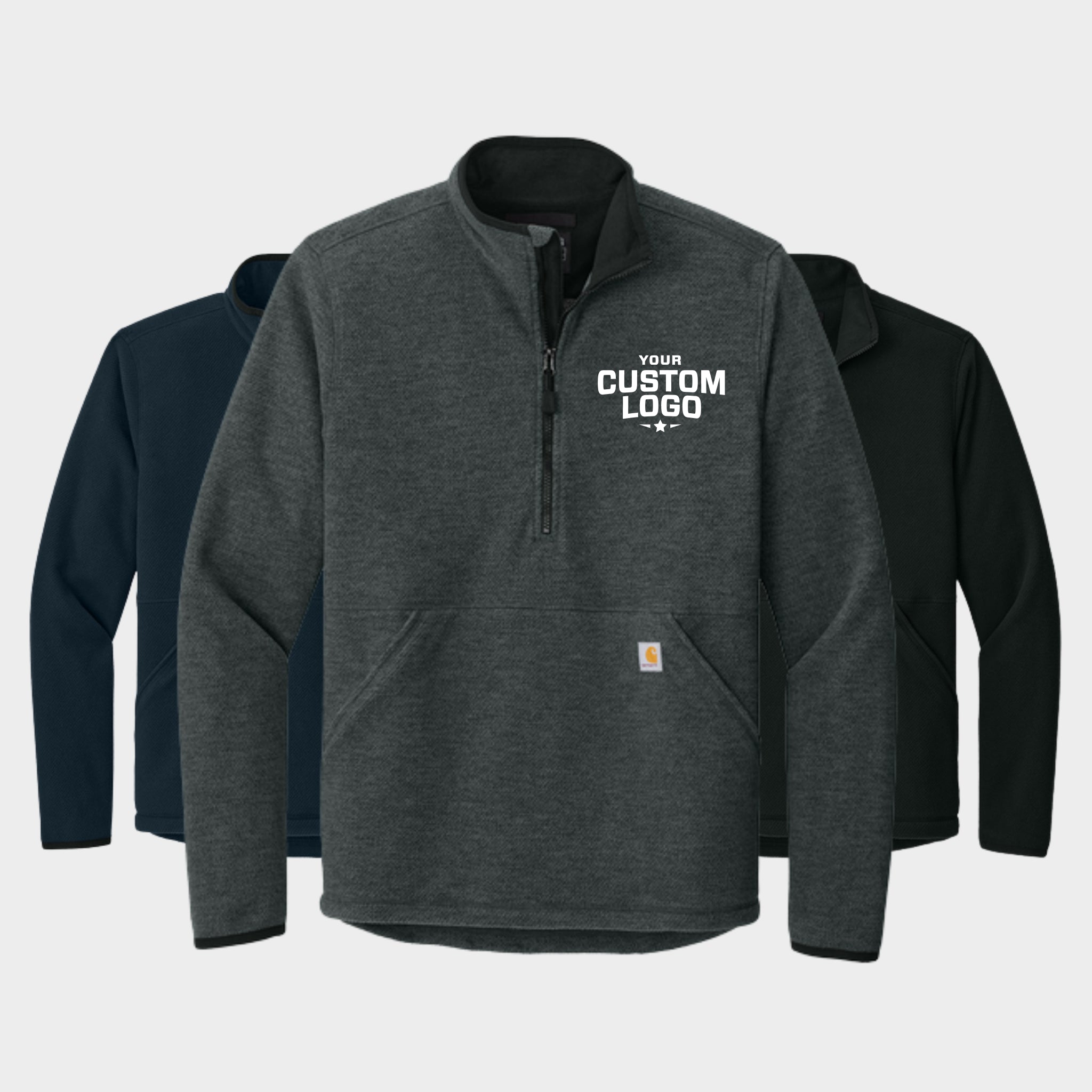 Custom Textured 1/2-Zip Fleece Jacket - Carhartt® CT106417