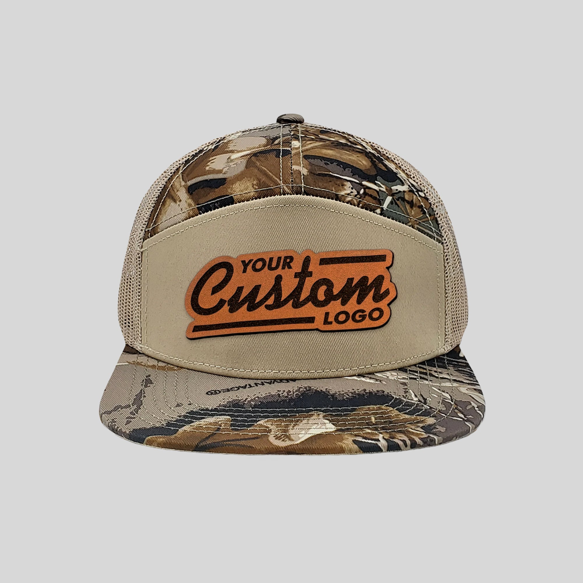 Custom Leather Patch Realtree Hat - SA7AGE