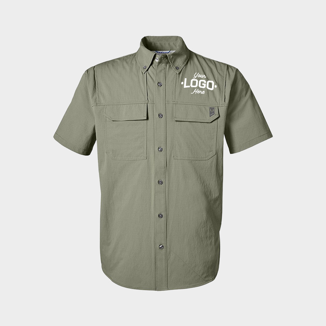 Custom Men's Creekbed Short Sleeve Shirt - HUK H150183