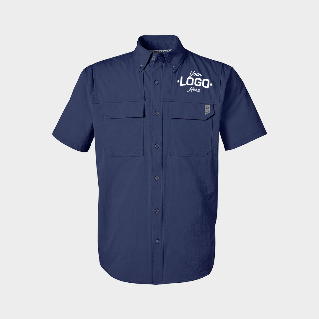 Custom Men's Creekbed Short Sleeve Shirt HUK H150183