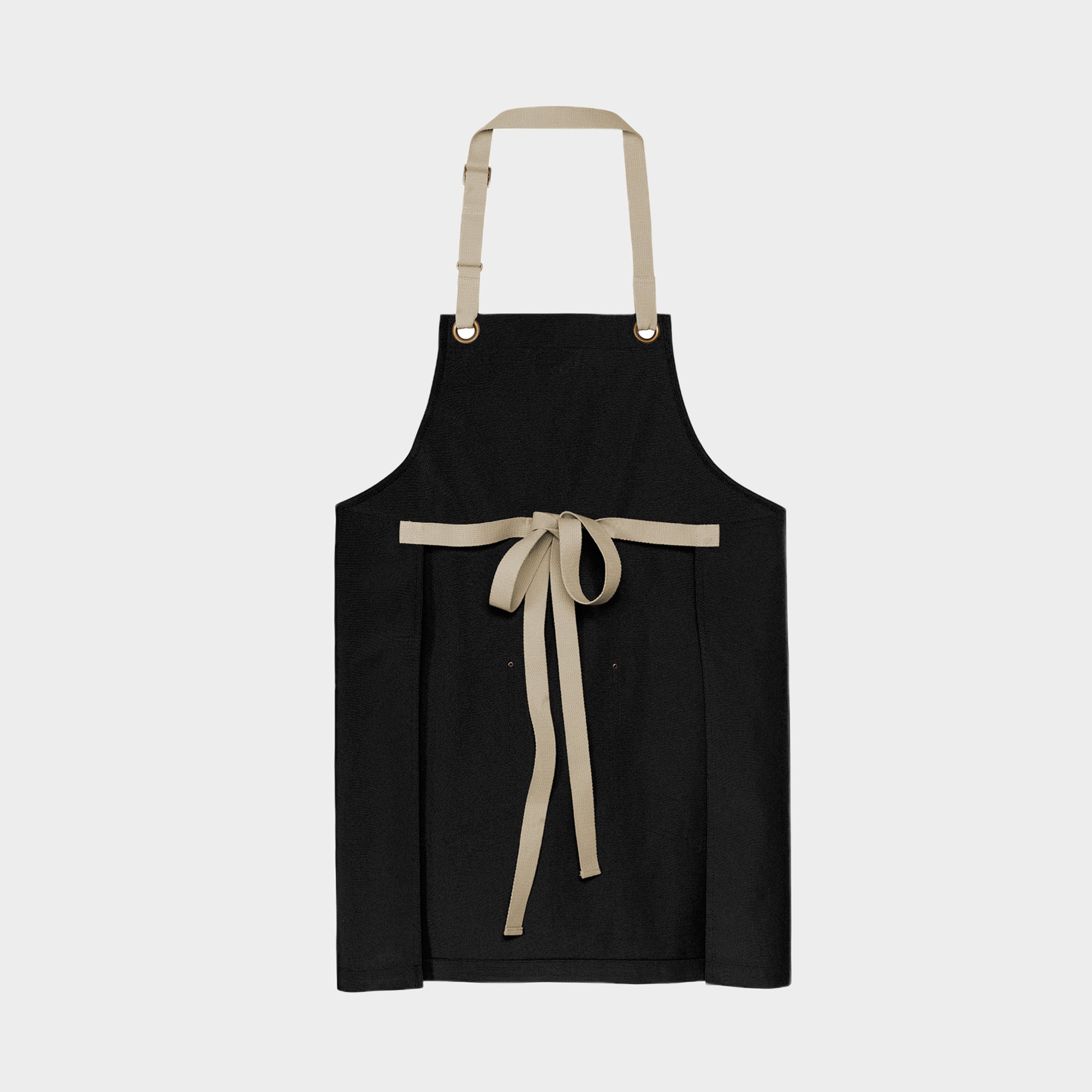 Custom Leather Patch Full Length Two Pocket Apron