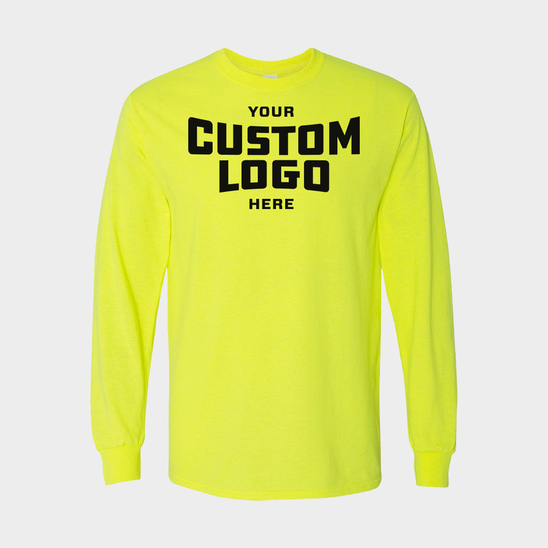 Custom Long Sleeve T-Shirt Full Color - Gildan 5400