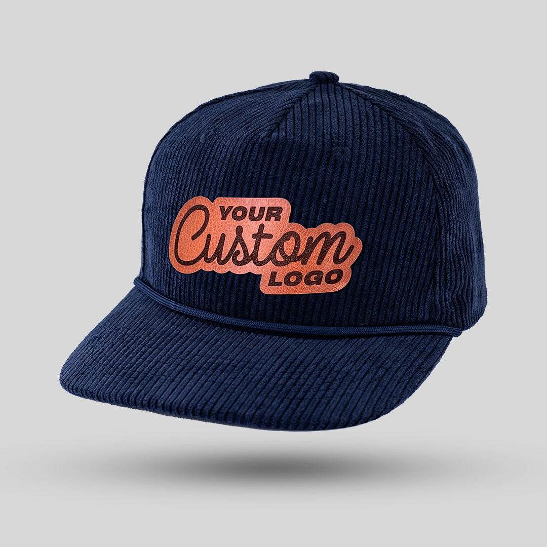 Custom Leather Patch Goat Rope Hats