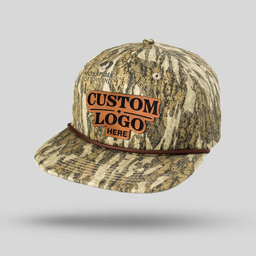 Custom Leather Patch Goat Rope Hats
