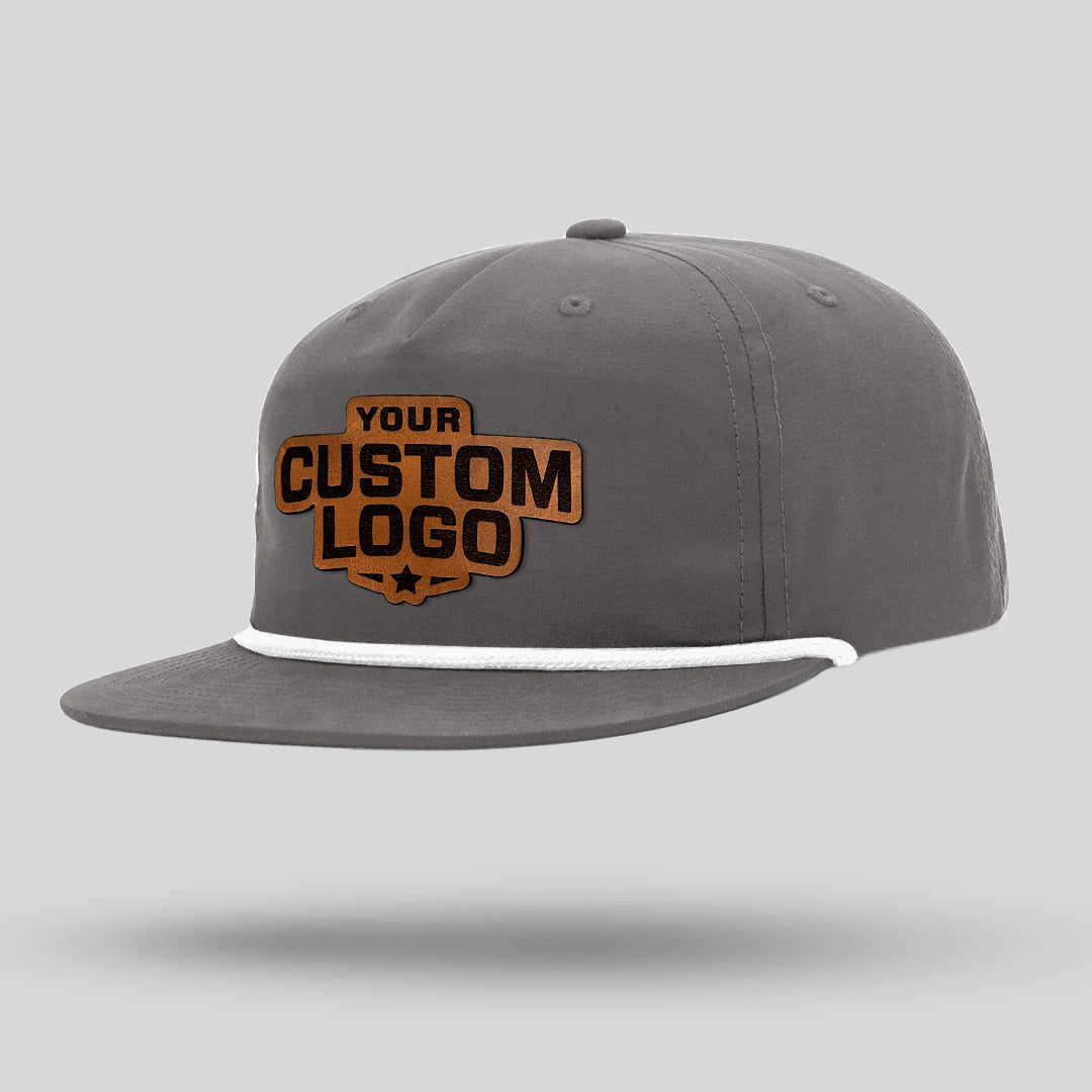 Custom Leather Patch Rope Hat - Richardson 256 UMPQUA