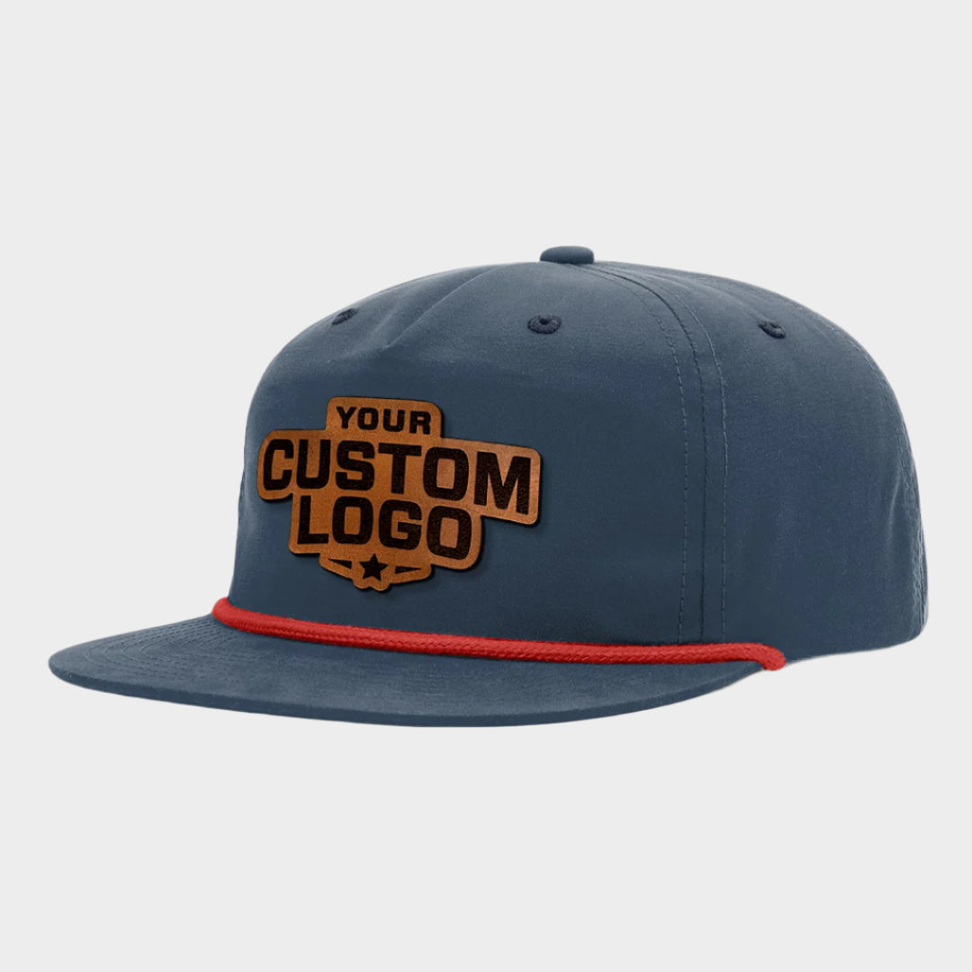 Custom Leather Patch Rope Hat Richardson 256 UMPQUA